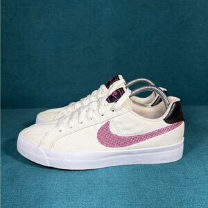 Size 9 - Women’s Nike Court Royale white shoes